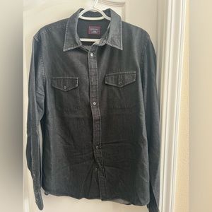 Flannel button down from Untuckit.